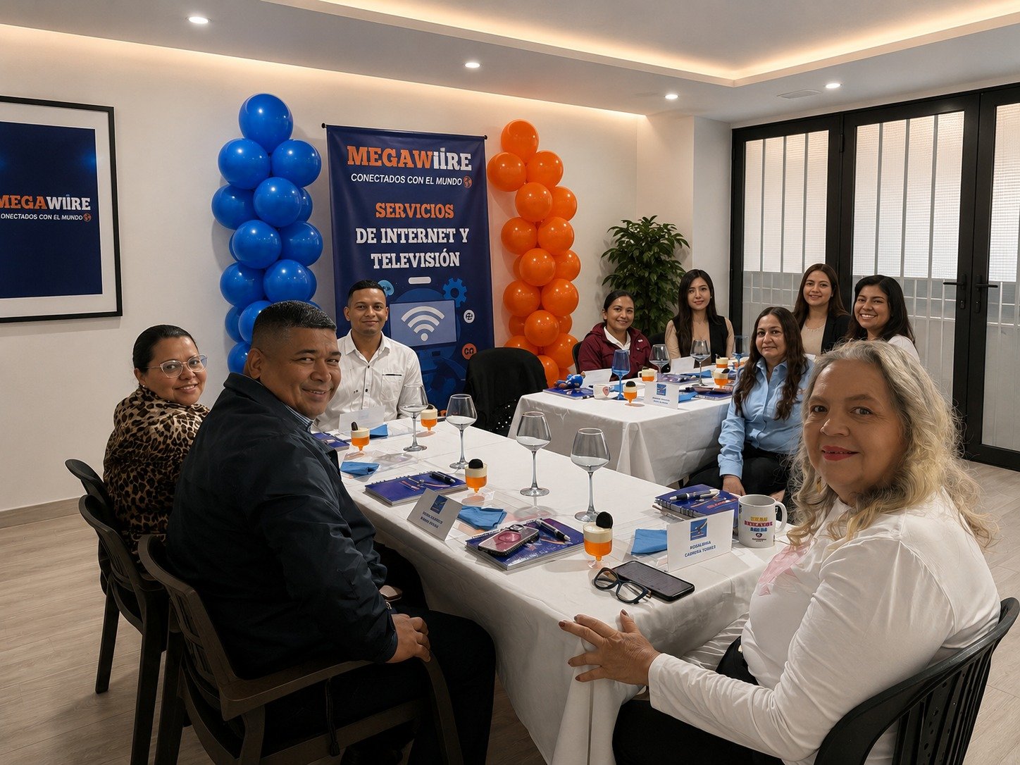 Equipo Megawire en terreno